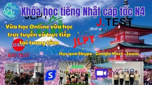Khóa học tiếng Nhật cấp tốc N4